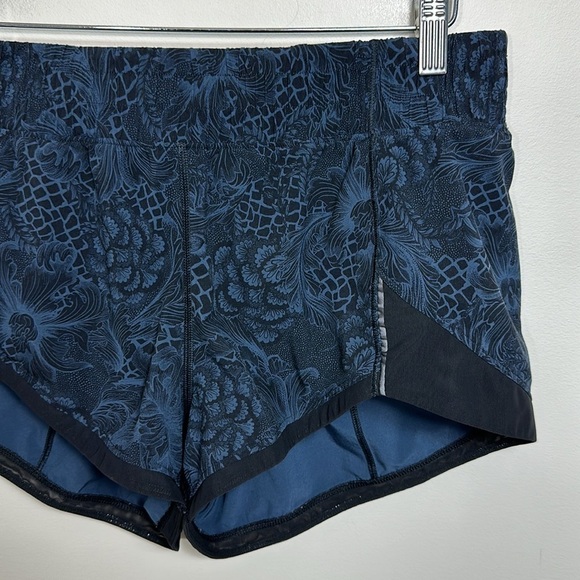 Lululemon Miles‎ Ahead Short 2.5" Nouveau Mach Blue Black 8 - Picture 6 of 9